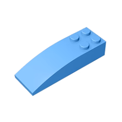 GOBRICKS GDS-753  Curved 6 x 2 - YWOBB