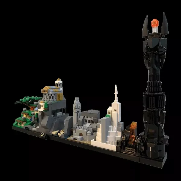 MOC 20513 THE L0RD OF THE RINGS Skyline Architecture - YWOBB