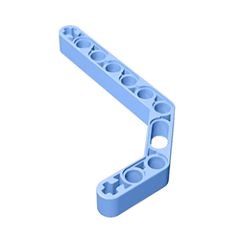 GOBRICKS GDS-968 Modified Bent Thick 1 x 11.5 Double - YWOBB