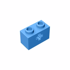 GOBRICKS GDS-633  Brick 1 x 2 with Axle Hole - YWOBB