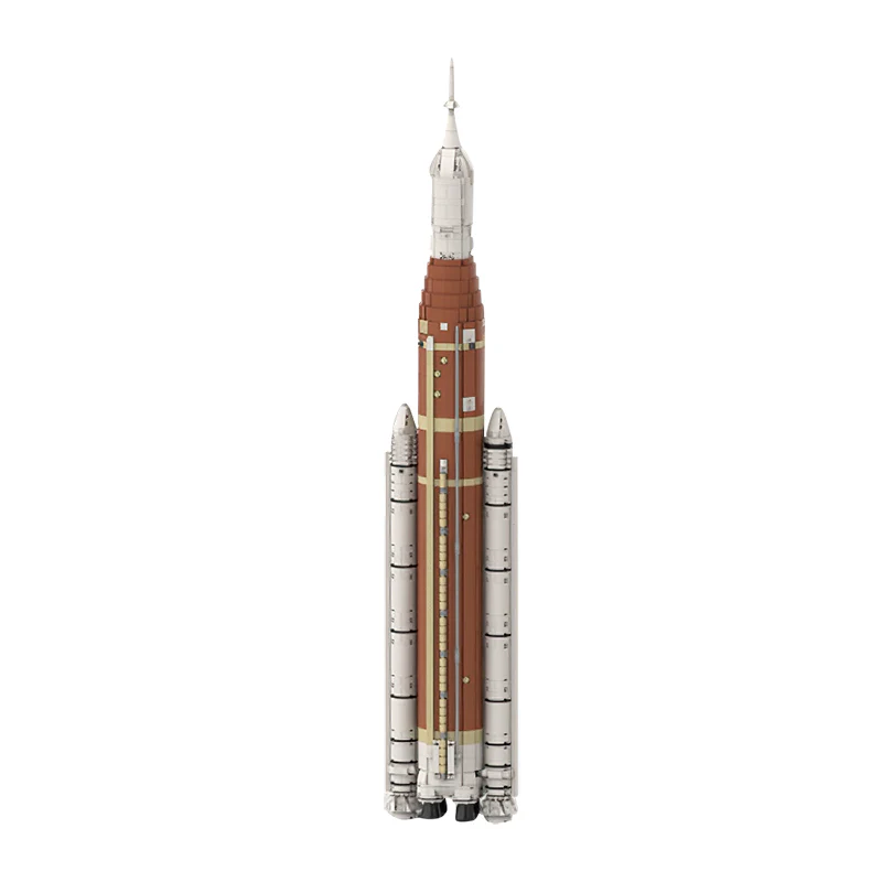 GOBRICKS MOC 92265 NASA SLS - Space Launch System family (1:110 scale) - YWOBB