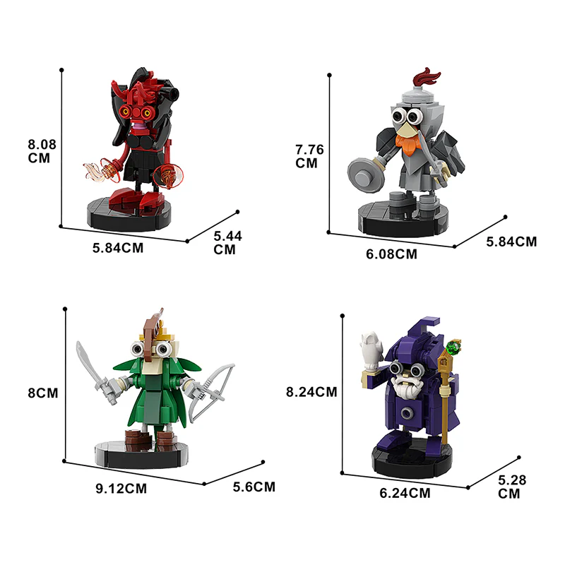 GOBRICKS MOC A1110Y02 Dragon and Dungeon 02 - YWOBB