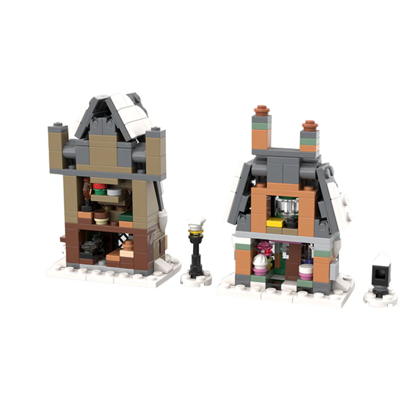 GOBRICKS MOC 113716 Mini 76388 Hogsmeade Village Visit - YWOBB