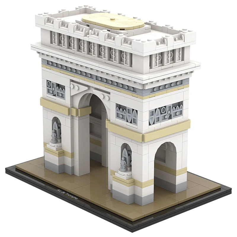 GOBRICKS MOC F-A0636 Arc de Triomphe - YWOBB