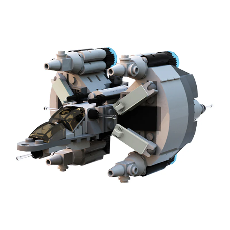 GOBRICKS MOC 31275 Microscale Gunstar from The Last Starfighter - YWOBB