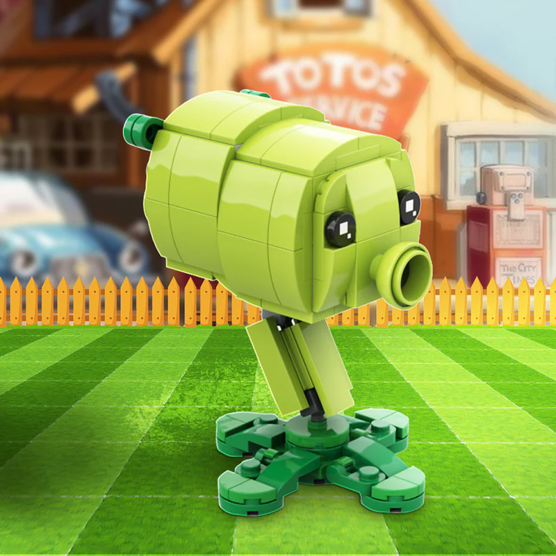 GOBRICKS MOC 155905 PVZ 2 Split pea - YWOBB