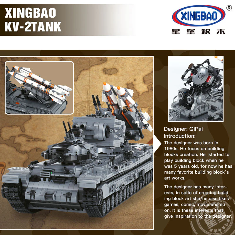 XINGBAO XB-06006 The KV-2 Tank - YWOBB