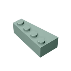 GOBRICKS GDS-593 Wedge 4 x 2 Right - YWOBB