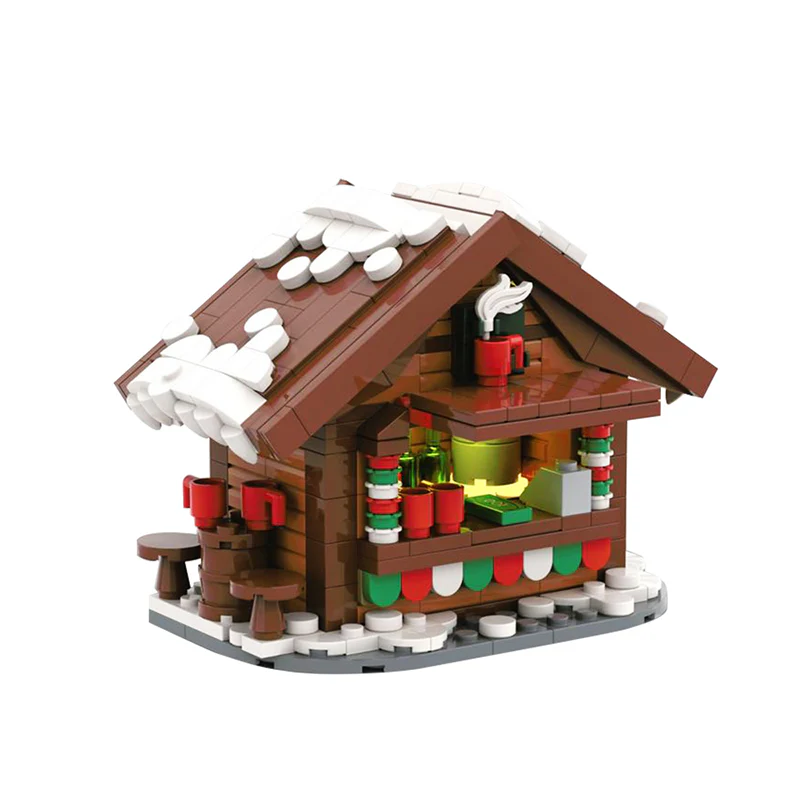 GOBRICKS MOC 130694 Hot Drinks Stands CHRISTMAS MOC - YWOBB