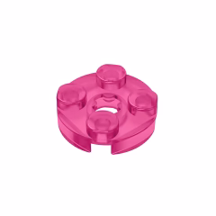 GOBRICKS GDS-609 Plate Round 2 x 2 with Axle Hole - YWOBB