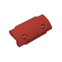 GOBRICKS GDS-1011 Panel Curved 7 x 3 with 2 Pin Holes through Panel Surface - YWOBB