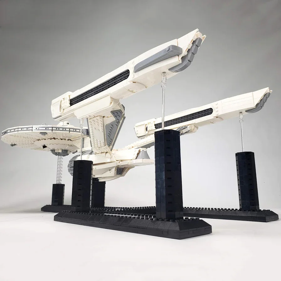 GOBRICKS MOC A1321 Star Trek - Starship Enterprise - YWOBB