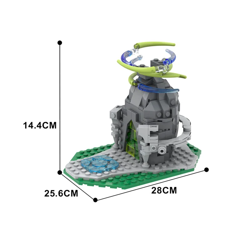 GOBRICKS MOC 153790 Shrine of Light - Zelda Tears of the Kingdom - YWOBB