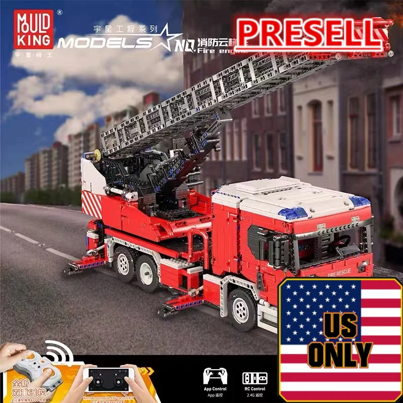 Mould King 17022 RC Fire Engine OVP US Warehouse Version - YWOBB