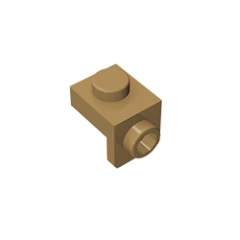 GOBRICKS GDS-1377 Bracket 1 x 1 - 1 x 1 - YWOBB