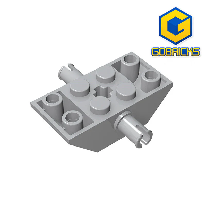 GOBRICKS GDS-1192 Inverted 45 4 x 2 Double with Pins - YWOBB