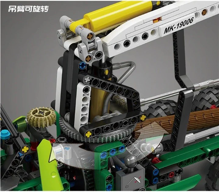 Mould King 19006  Pneumatic Forest Machine - YWOBB