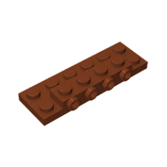 GOBRICKS GDS-1175 Modified 2 x 6 x 2/3 with 4 Studs on Side - YWOBB