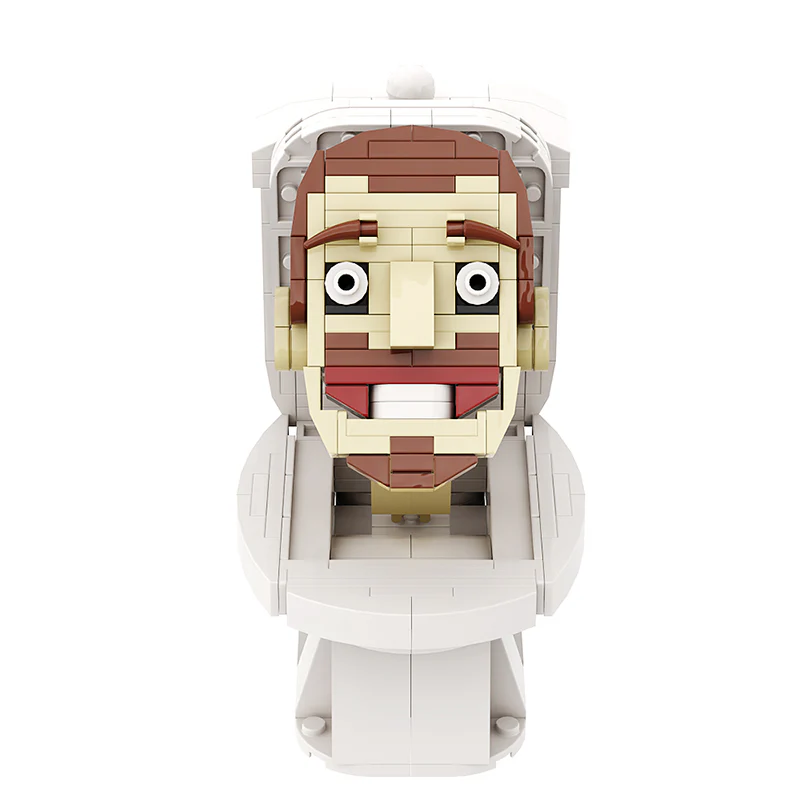 GOBRICKS MOC A0983Y02 toilet man - YWOBB