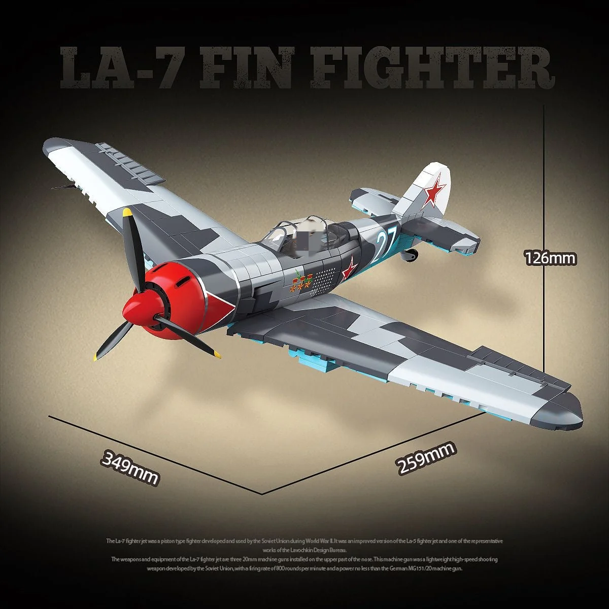 Quan Guan 100286 LA-7 Fin Fighter - YWOBB