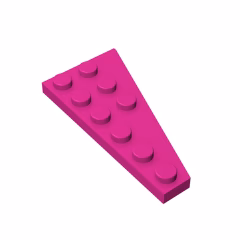 GOBRICKS GDS-551  Plate 6 x 3 Left - YWOBB