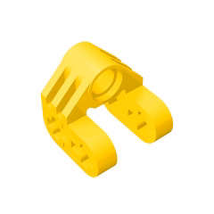 GOBRICKS GDS-1029 Axle and Pin Connector Perpendicular Split - YWOBB