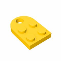 GOBRICKS GDS-846  Modified 2 x 3 with Hole - YWOBB