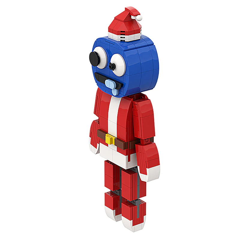GOBRICKS MOC A0196 RainbowFriends Christmas style-Blue - YWOBB