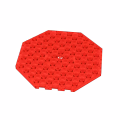 GOBRICKS GDS-840  Modified 10 x 10 Octagonal with Hole - YWOBB