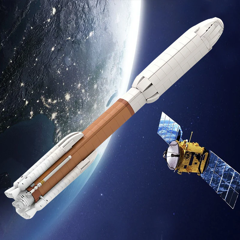 GOBRICKS MOC 47289 Ultimate Atlas V (Saturn V scale) - YWOBB
