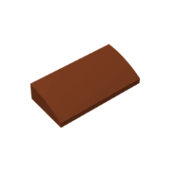 GOBRICKS GDS-859  Curved 2 x 4 x 2/3 with Bottom Tubes - YWOBB