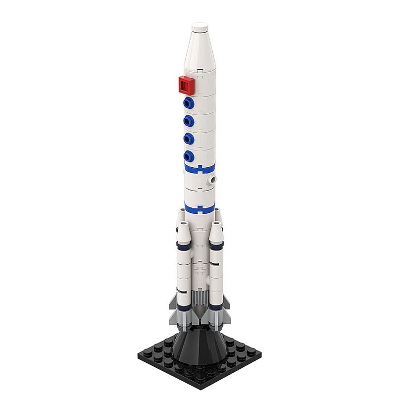 GOBRICKS MOC A0158 Long March rocket - YWOBB