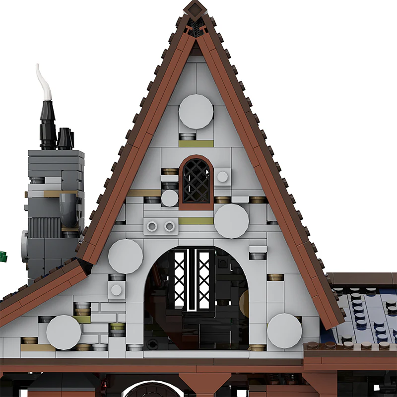 GOBRICKS MOC A1021 witch house - YWOBB