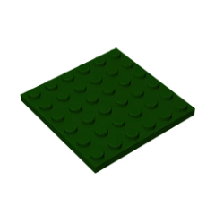 GOBRICKS GDS-523 Plate 6 x 6 - YWOBB