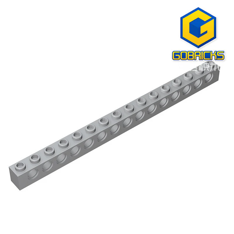 GOBRICKS GDS-630  Brick 1 x 16 with Holes - YWOBB