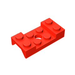 GOBRICKS GDS-1064 Mudguard 2 x 4 with Arch Studded with Hole - YWOBB