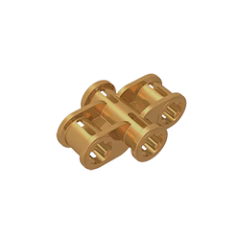 GOBRICKS GDS-940 Axle Connector 2 x 3 Quadruple - YWOBB