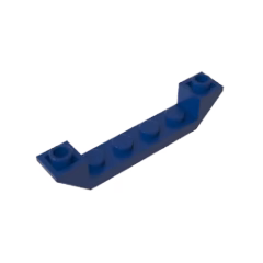 GOBRICKS GDS-686 Inverted 45 6 x 1 Double with 1 x 4 Cutout - YWOBB