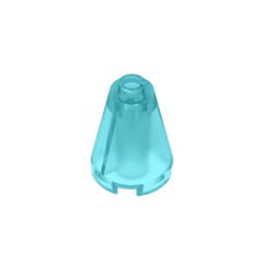 GOBRICKS GDS-746 Cone 2 x 2 x 2 - Open Stud - YWOBB