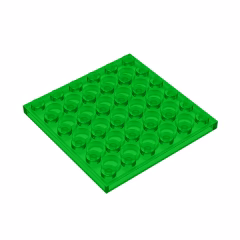 GOBRICKS GDS-523 Plate 6 x 6 - YWOBB