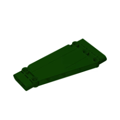 GOBRICKS GDS-1009 Panel Plate 5 x 11 x 1 Tapered - YWOBB