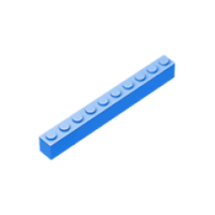 GOBRICKS GDS-537 Brick 1 x 10 - YWOBB