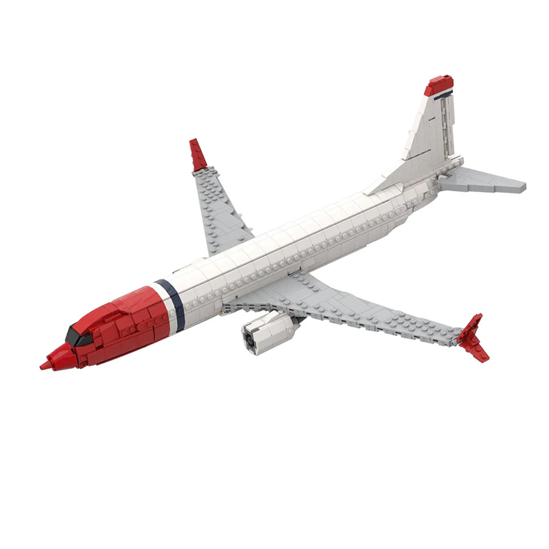 GOBRICKS MOC 130230 Boeing 737 - Norwegian Air Shuttle - YWOBB