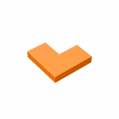 GOBRICKS GDS-567 Tile 2 x 2 Corner - YWOBB