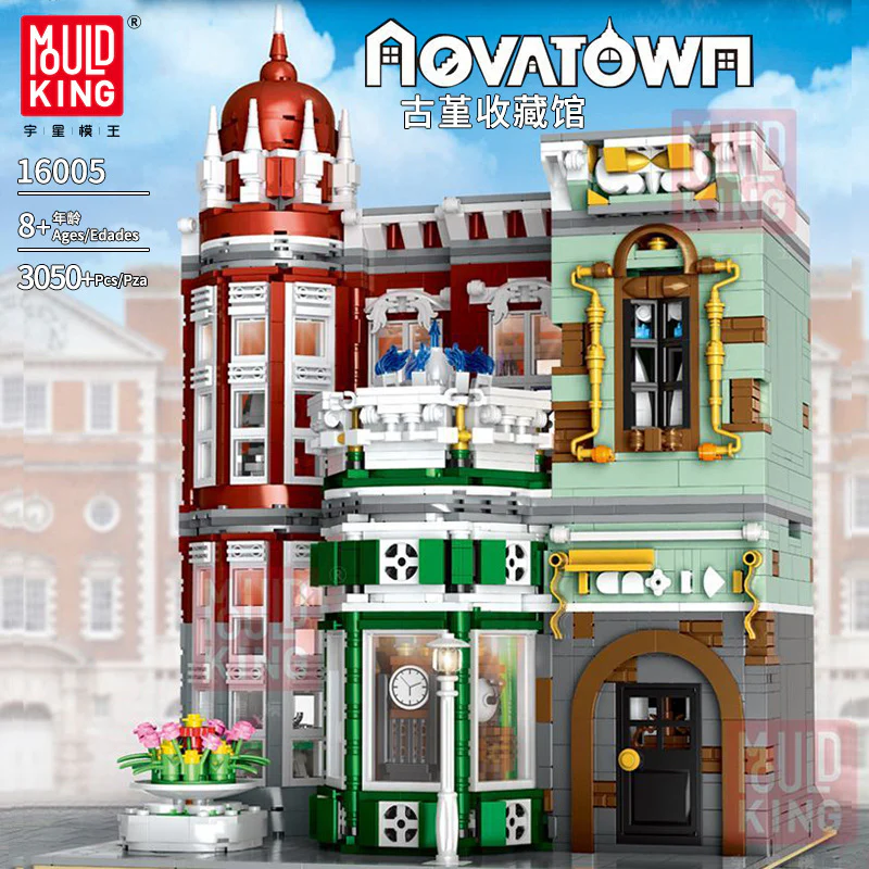 Mould King 16005 Antique Collection Shop with LED lights - YWOBB