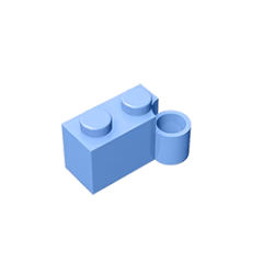 GOBRICKS GDS-809 Hinge Brick 1 x 4 Swivel Base - YWOBB