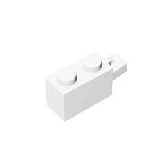 GOBRICKS GDS-1093 Hinge Brick 1 x 2 Locking with 1 Finger Horizontal End - YWOBB