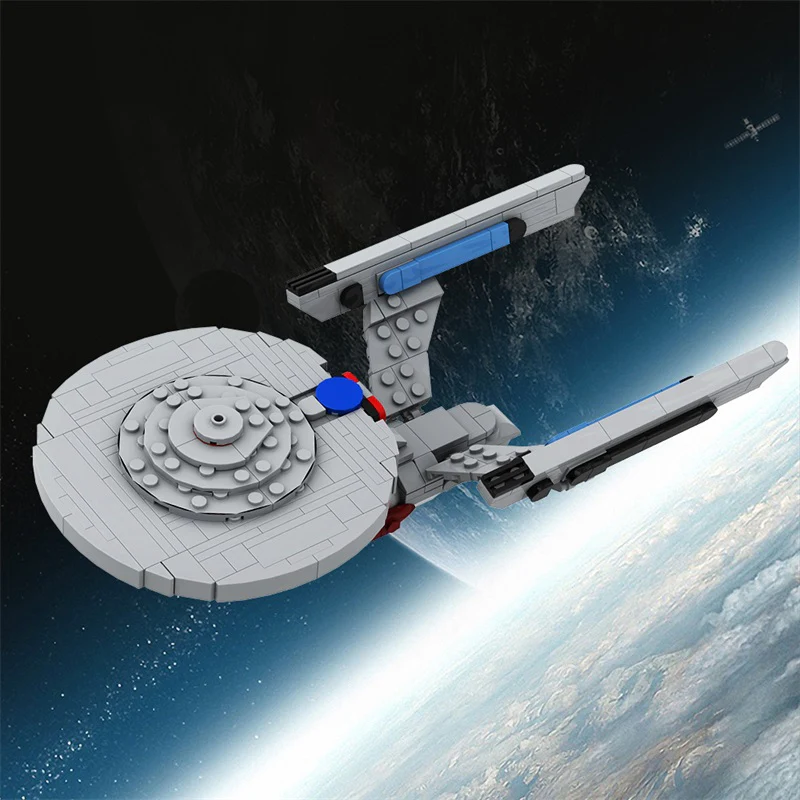 GOBRICKS MOC A0367Y01 Star Trek Enterprise 1701-A - YWOBB