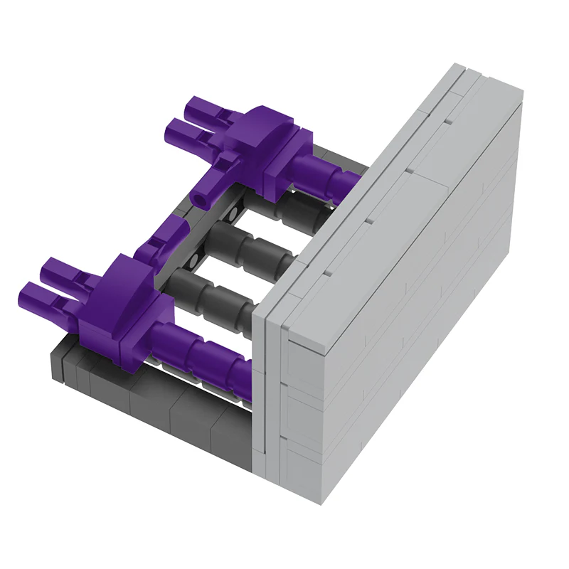 GOBRICKS MOC A0056 Rainbow Friends-Purple - YWOBB