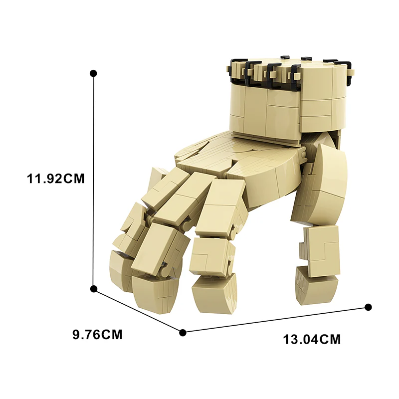 GOBRICKS MOC A0346 Wednesday hands - YWOBB